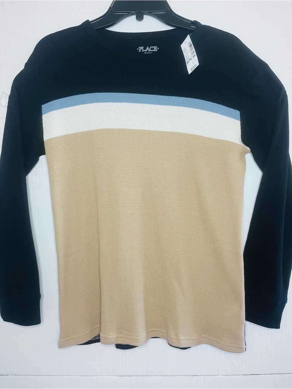 Children’s Place Thermal Kids Striped Crewneck Sweater size 16